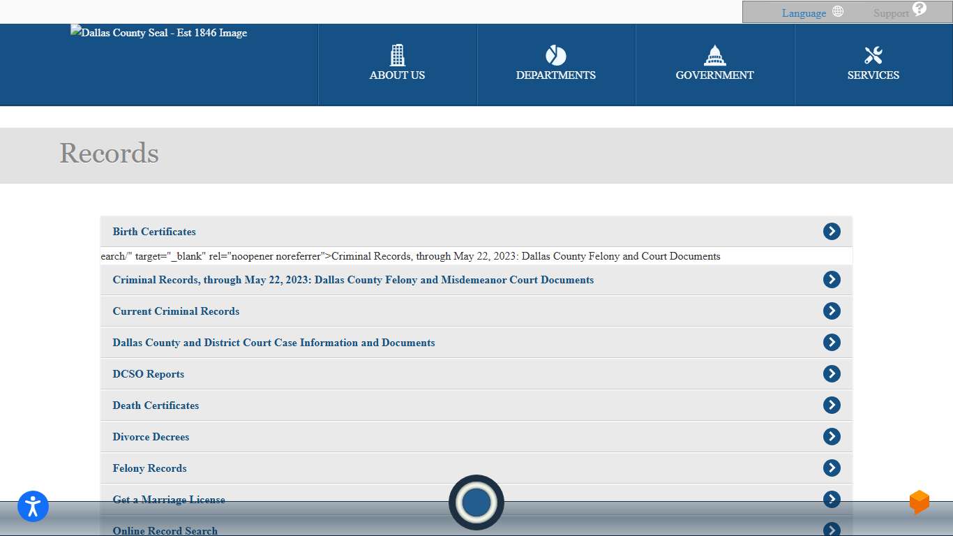 Dallas County | Records